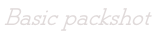 Basic packshot